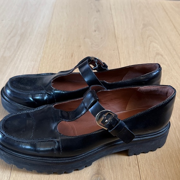 Reformation Classic Black Kids Dress Shoes - Picture 2 of 4